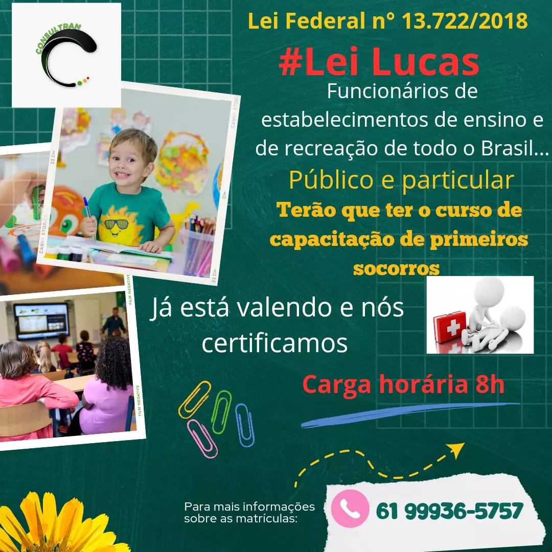Atualização de Primeiros Socorros com Ênfase na Lei Lucas Atualização de Primeiros Socorros com Ênfase na Lei Lucas